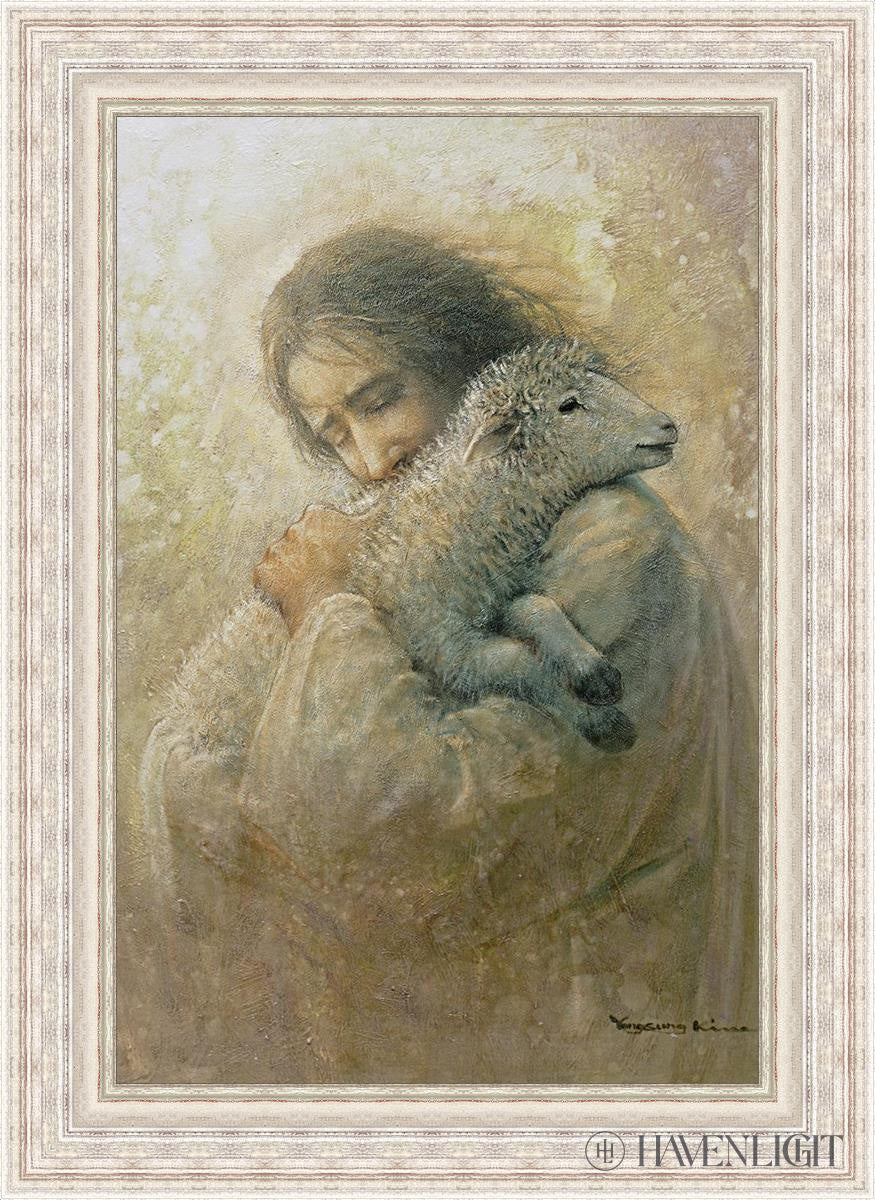 The Shepherds Care Open Edition Canvas / 24 X 36 Silver Metal Leaf 32 3/8 44 Art