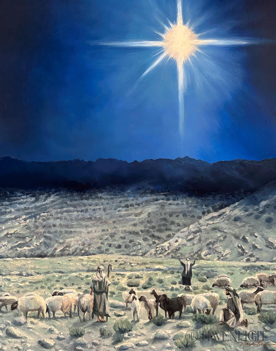 The Shepherds Rejoiced Open Edition Print / 11 X 14 Only Art