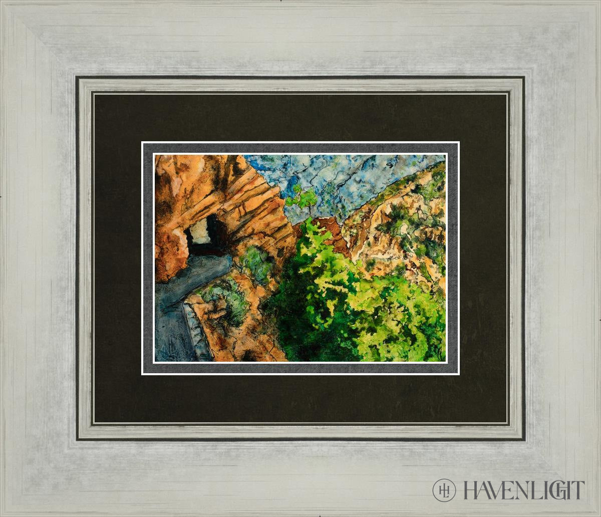 Timpanogos Cave Trail Open Edition Print / 7 X 5 Silver 14 1/4 12 Art
