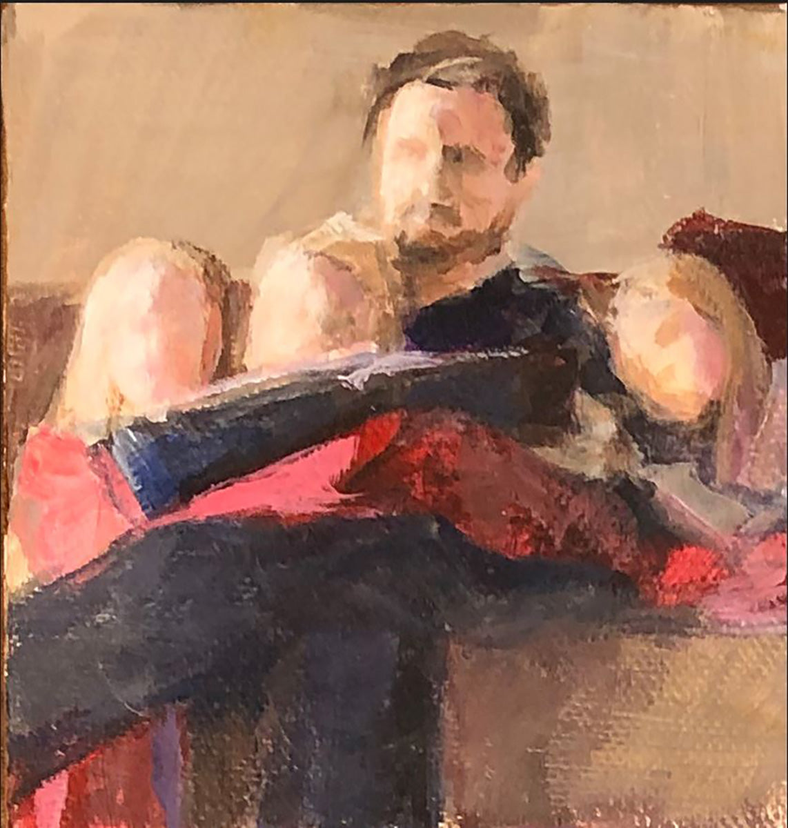 We Come to Hear Dad Read Original Artwork