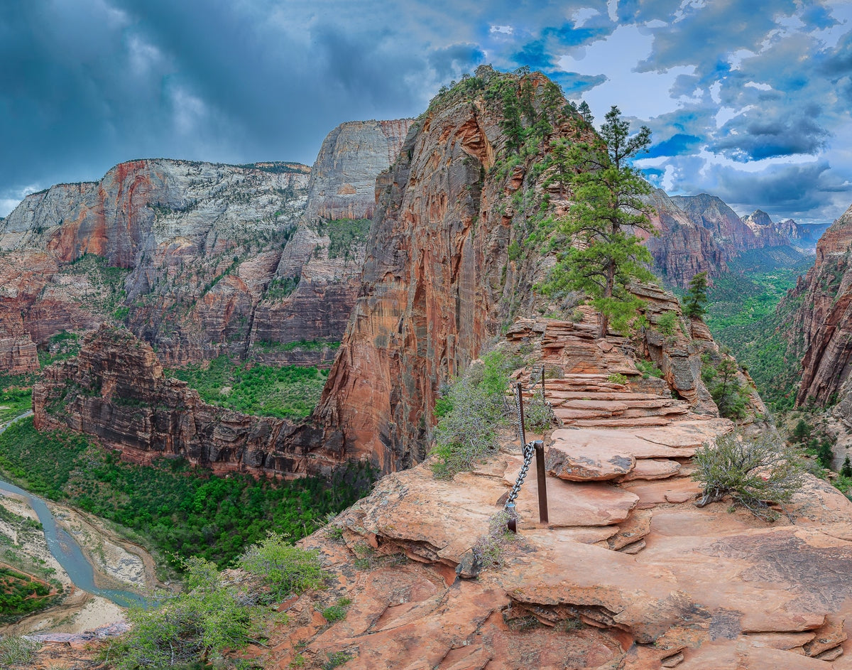 Angels Landing Panoramic Open Edition Print / 14 X 11 Only Art