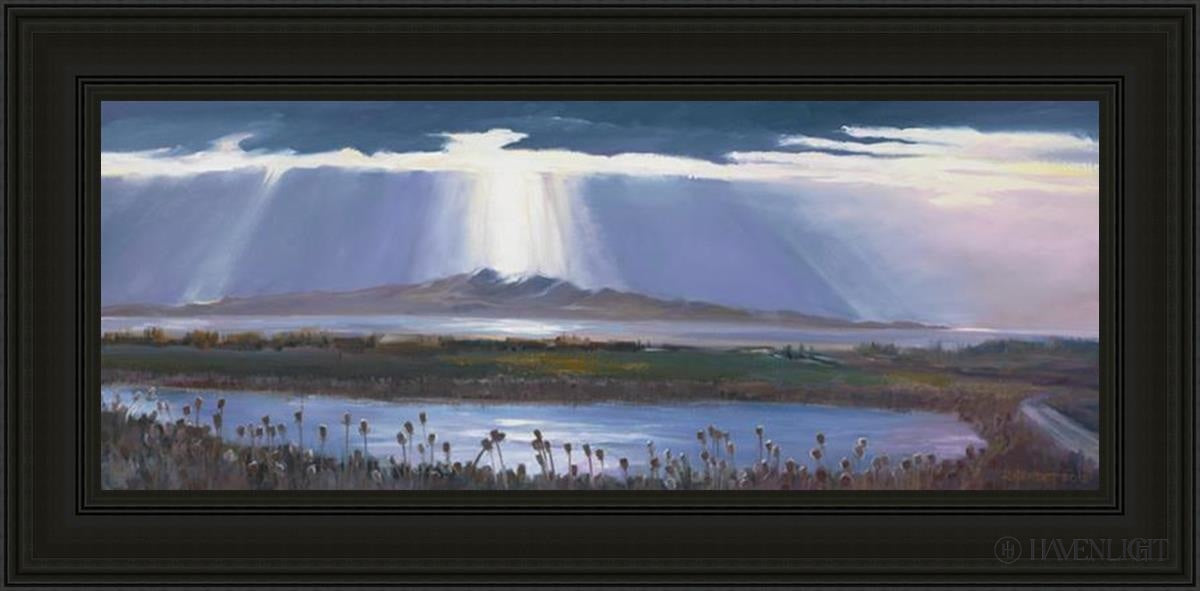 Antelope Island Open Edition Canvas / 40 X 15 3/4 Black 47 23 1/2 Art