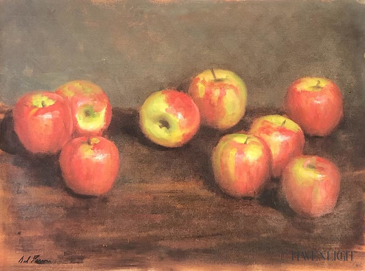 Apples 19 X 20 Original Painting