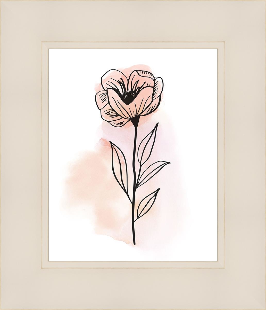 Bloom Open Edition Print / 8 X 10 White 12 1/4 14 Art