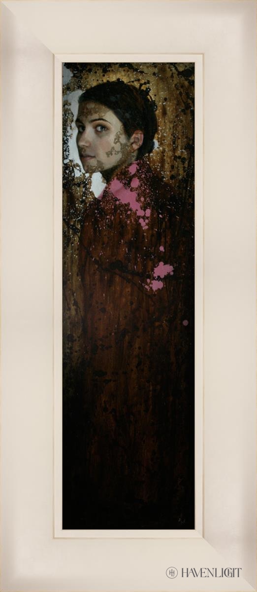 Burnt Umber Open Edition Print / 5 X 17 Frame W 21 1/4 9 Art