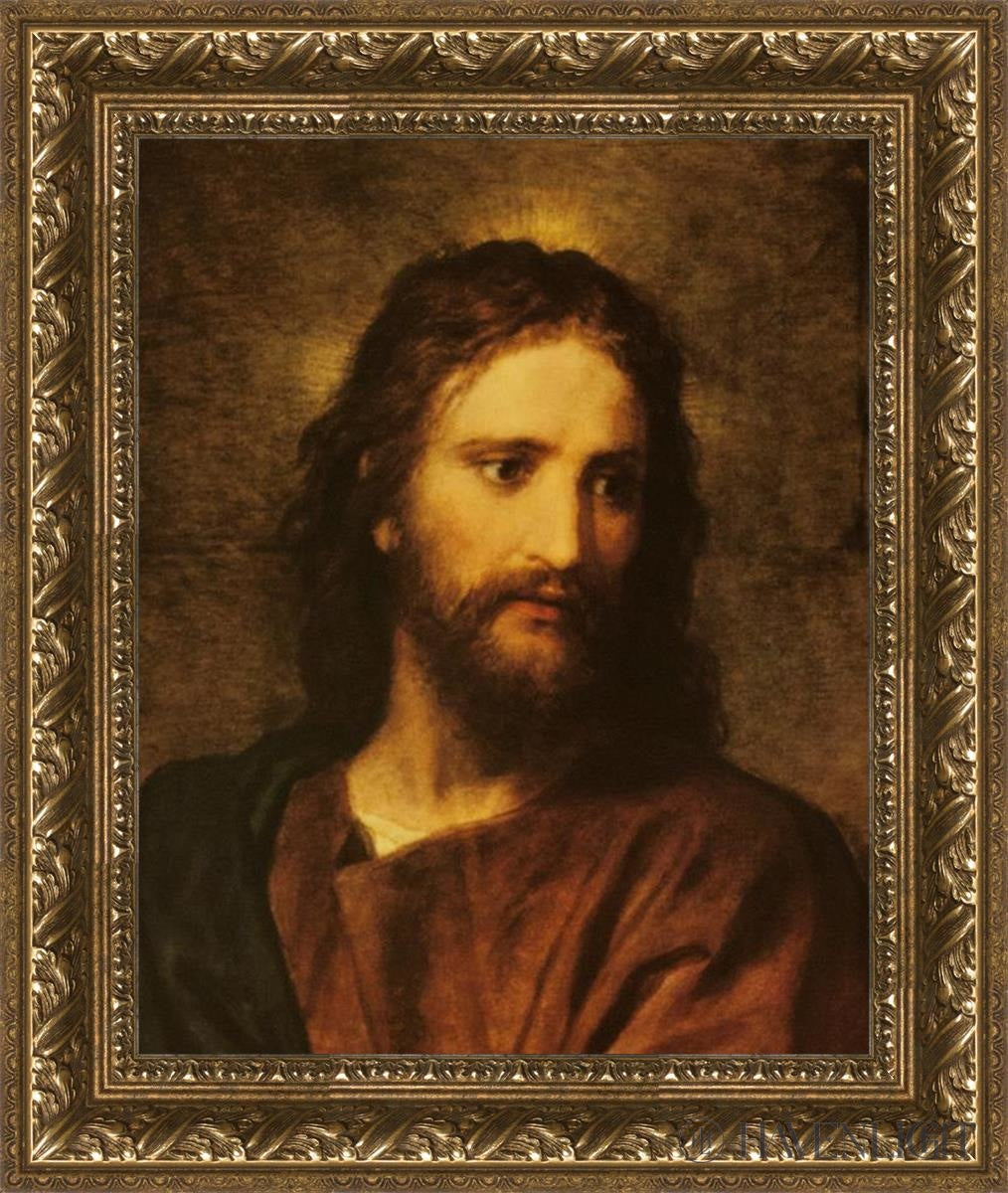 Christ At Thirty-Three Open Edition Canvas / 16 X 20 Gold 21 3/4 25 Art