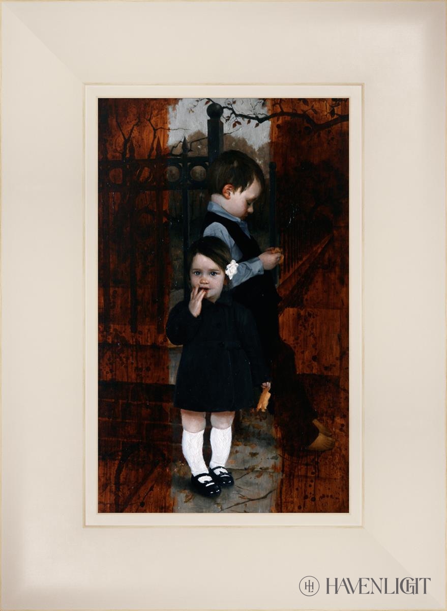 Churchyard Open Edition Print / 6 X 9 3/4 Frame W 14 10 1/4 Art