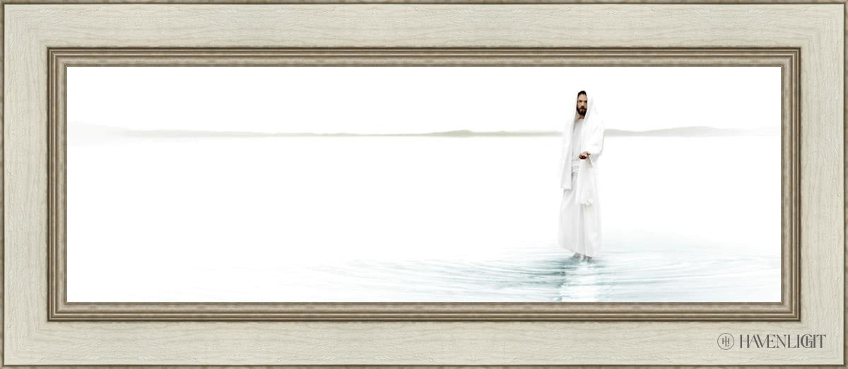 Come And See Blue Open Edition Canvas / 36 X 12 Ivory 42 1/2 18 Art