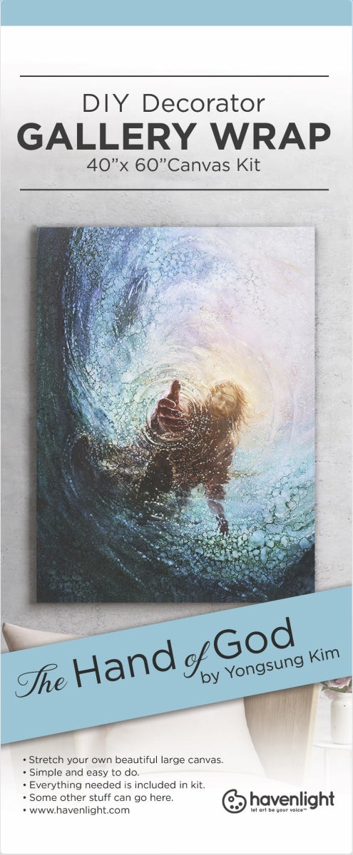DIY Decorator Gallery Wrap Kit 40 x 60 The Hand of God by Yongsung