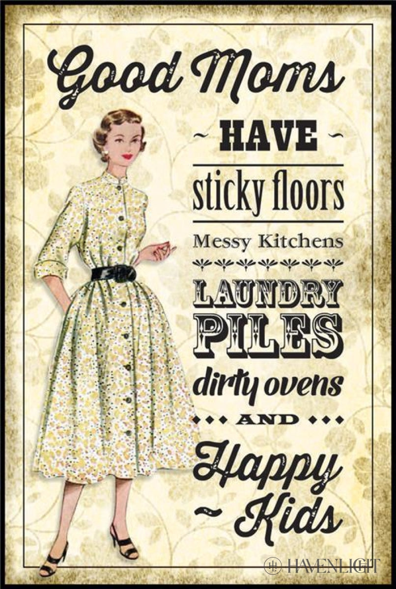 Good Moms Open Edition Print / 15 X 10 On Board Art