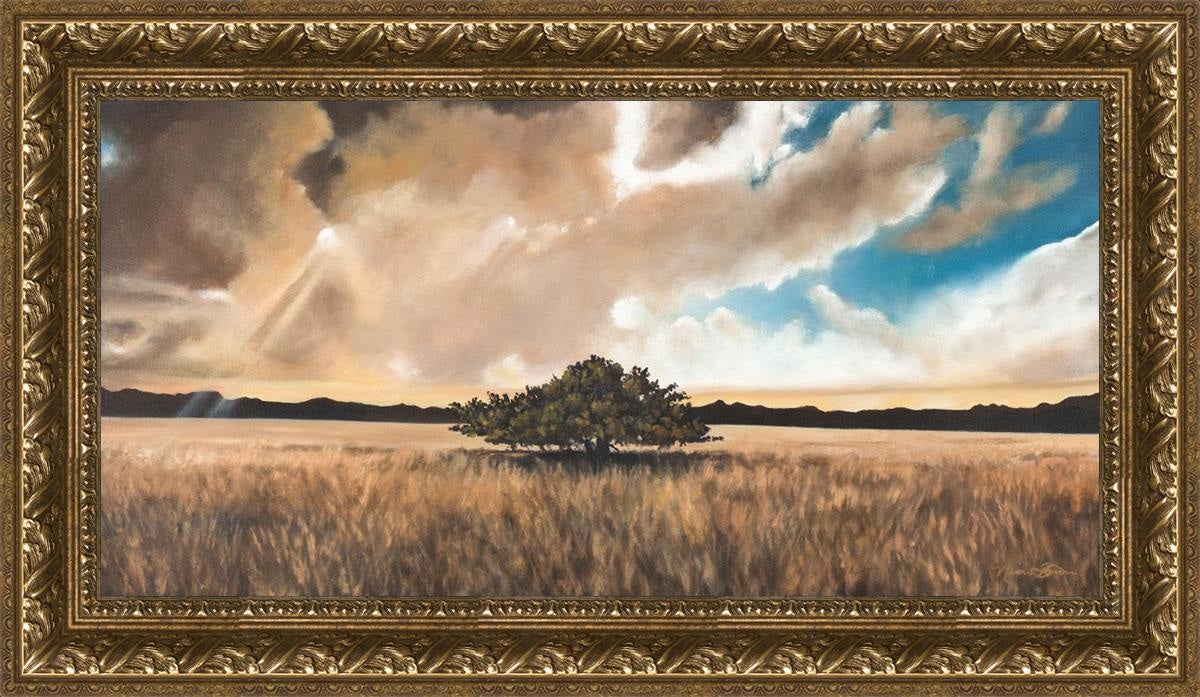 Having Faith During The Storm Open Edition Canvas / 30 X 15 Gold 35 3/4 20 Art