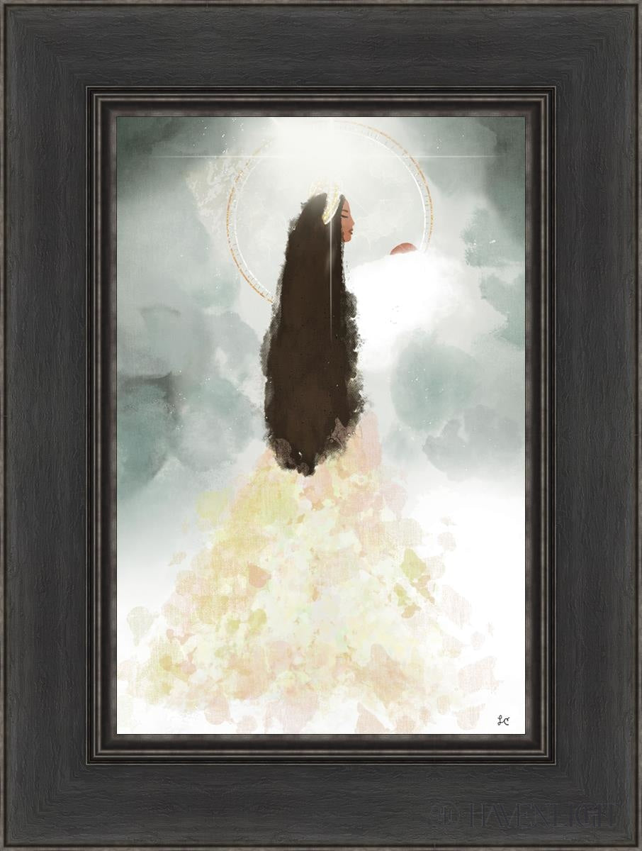 Heavenly Mother Open Edition Canvas / 12 X 18 Black 1/2 24 Art