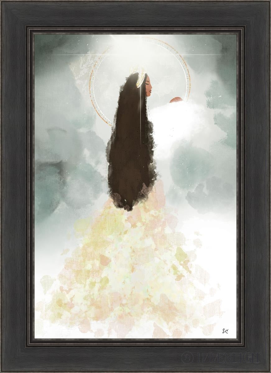 Heavenly Mother Open Edition Canvas / 20 X 30 Black 26 1/2 36 Art