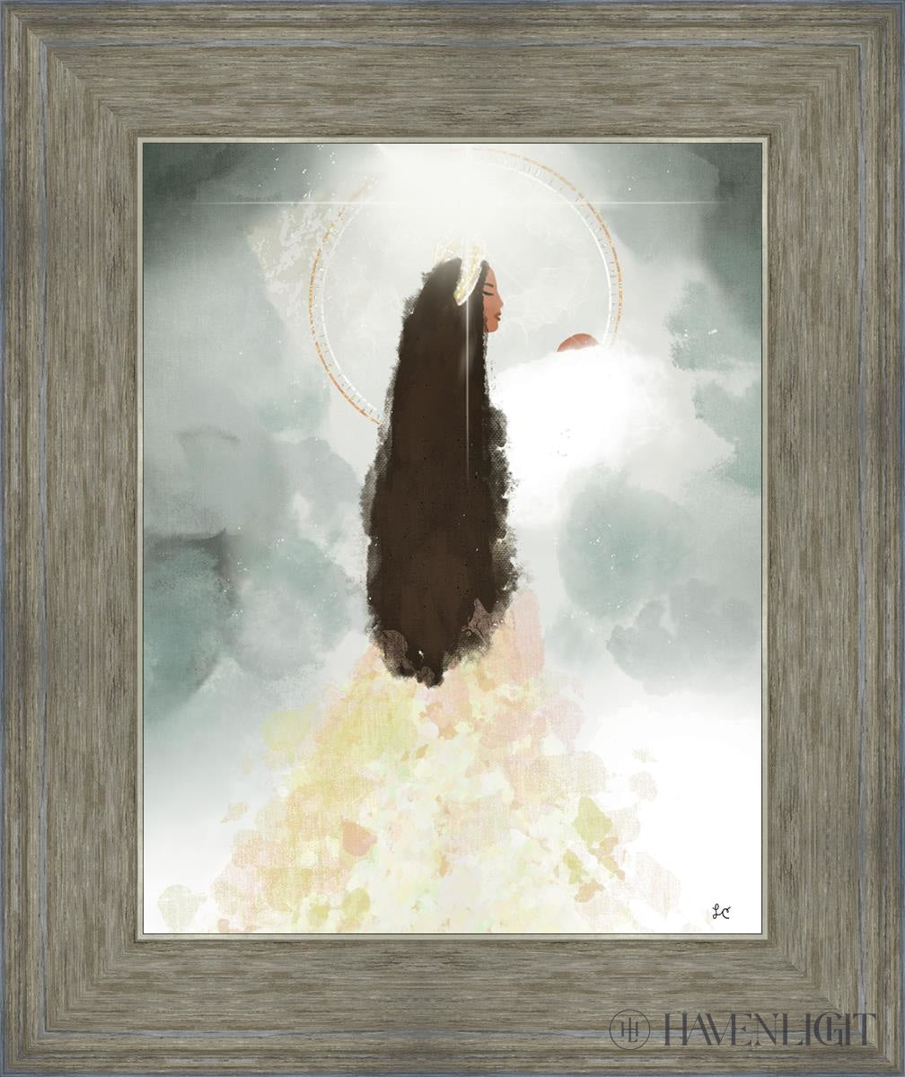 Heavenly Mother Open Edition Print / 11 X 14 Gray 15 3/4 18 Art