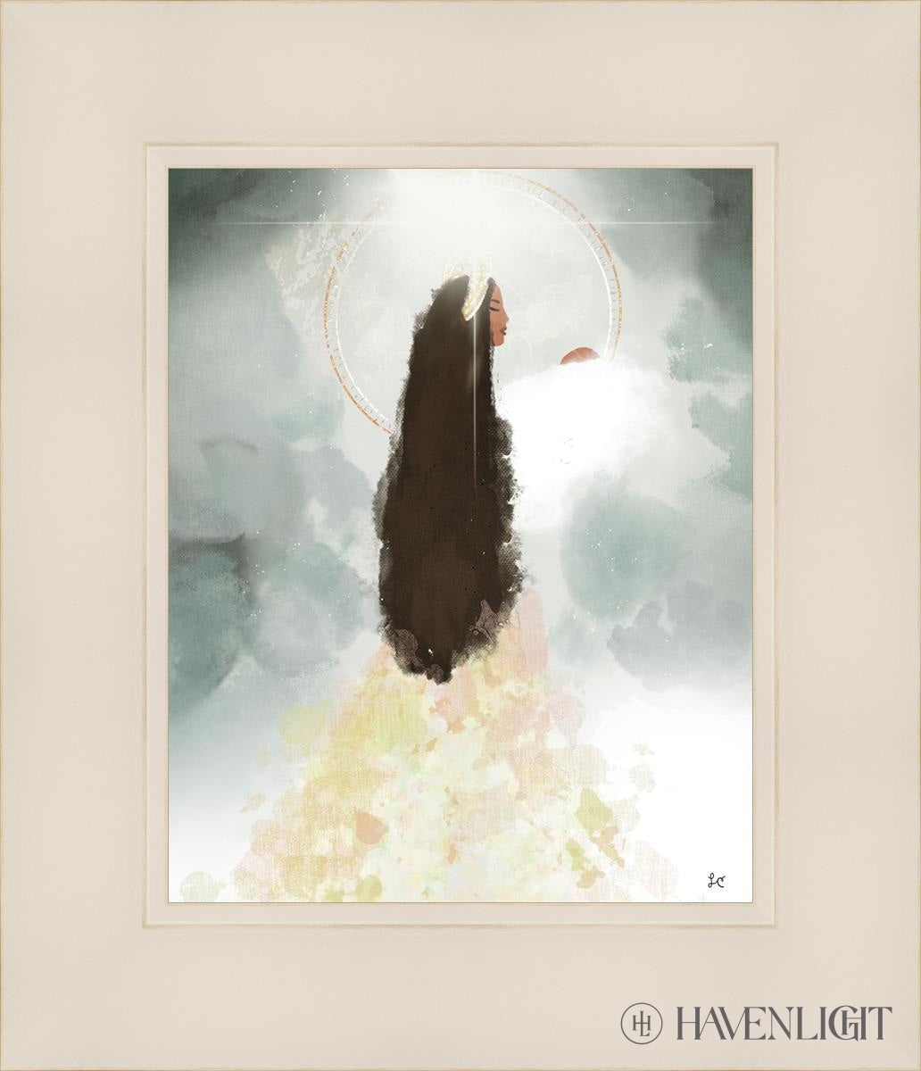 Heavenly Mother Open Edition Print / 8 X 10 White 12 1/4 14 Art