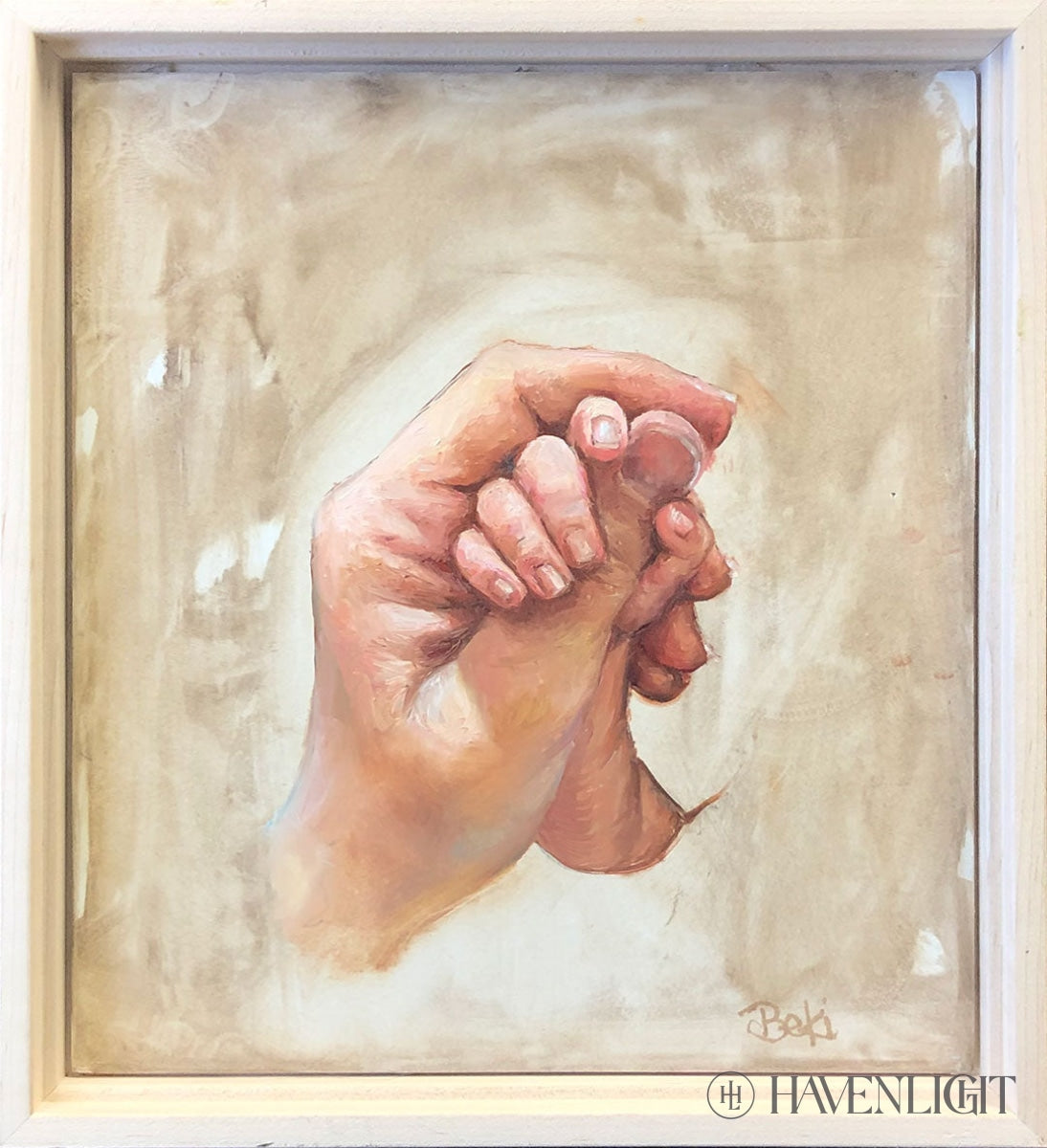 Im Here Oil On Board Original Artwork