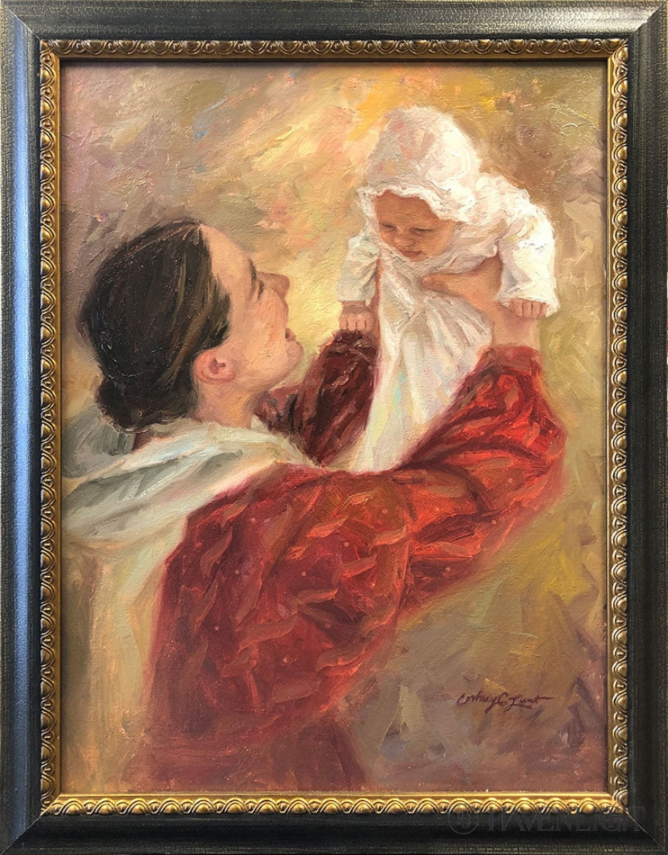 Little Angel Oil On Canvas Original Artwork