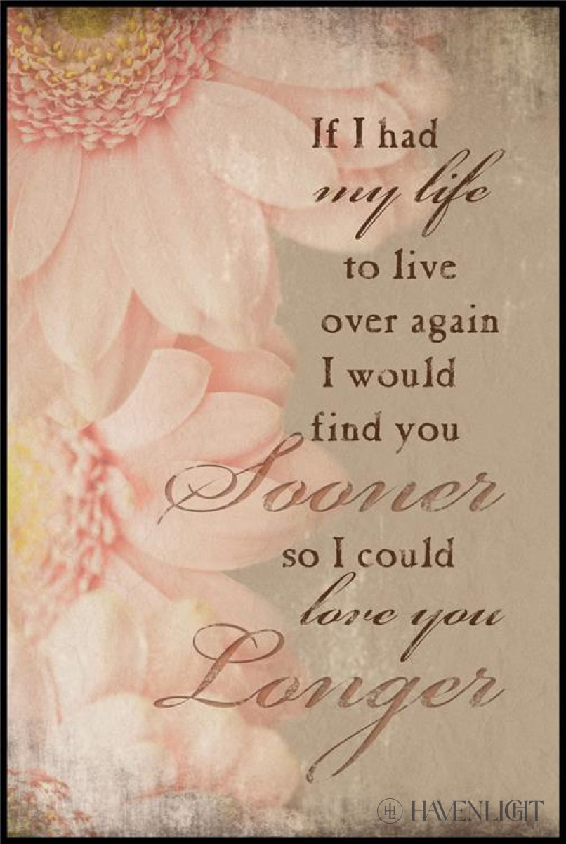 Love You Longer (Daisy) Open Edition Print / 10 X 15 On Board Art