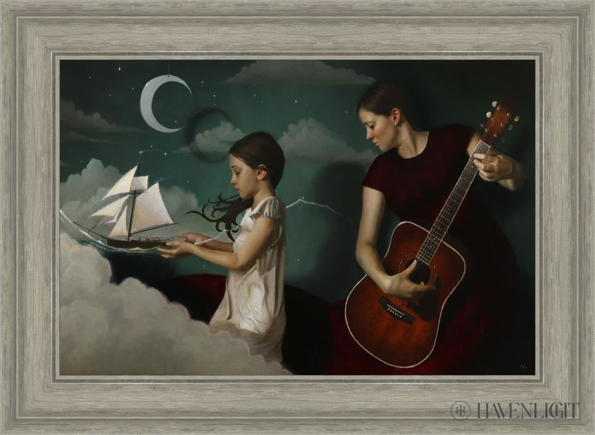 Mothers Song Open Edition Canvas / 24 X 16 Gray 29 3/4 21 Art