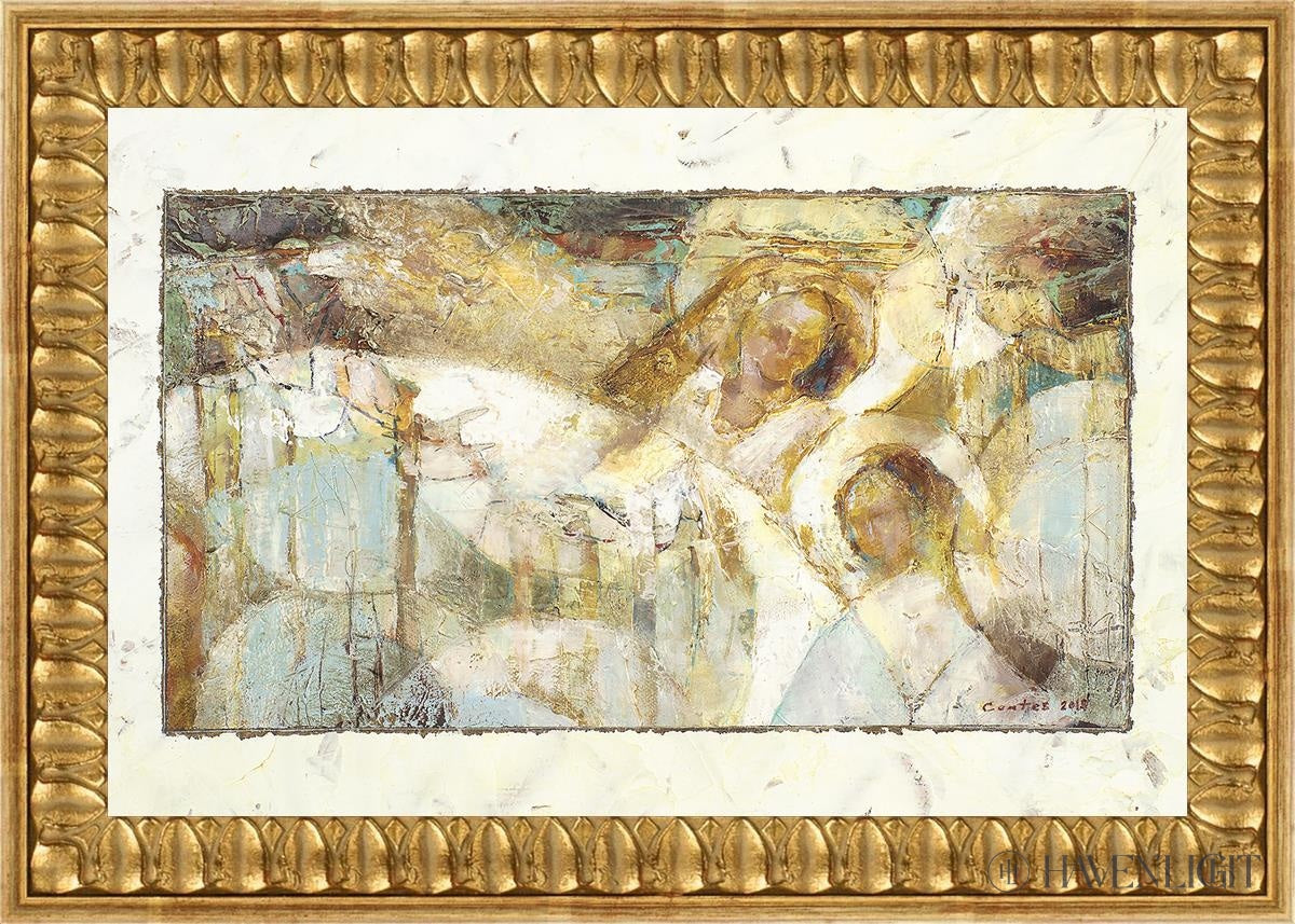 Nativity Open Edition Canvas / 9 X 6 Frame Go 10 1/2 7 Art