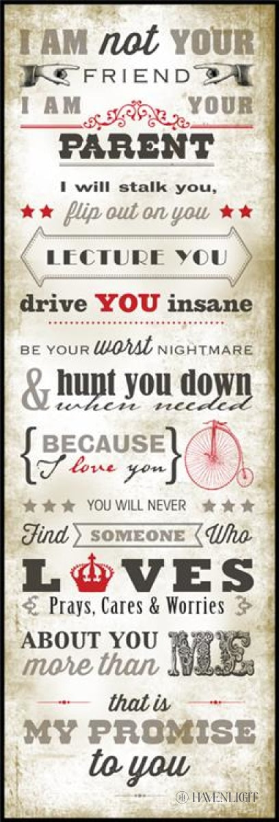 Parent Box Open Edition Print / 8 X 24 Custom Frame Art