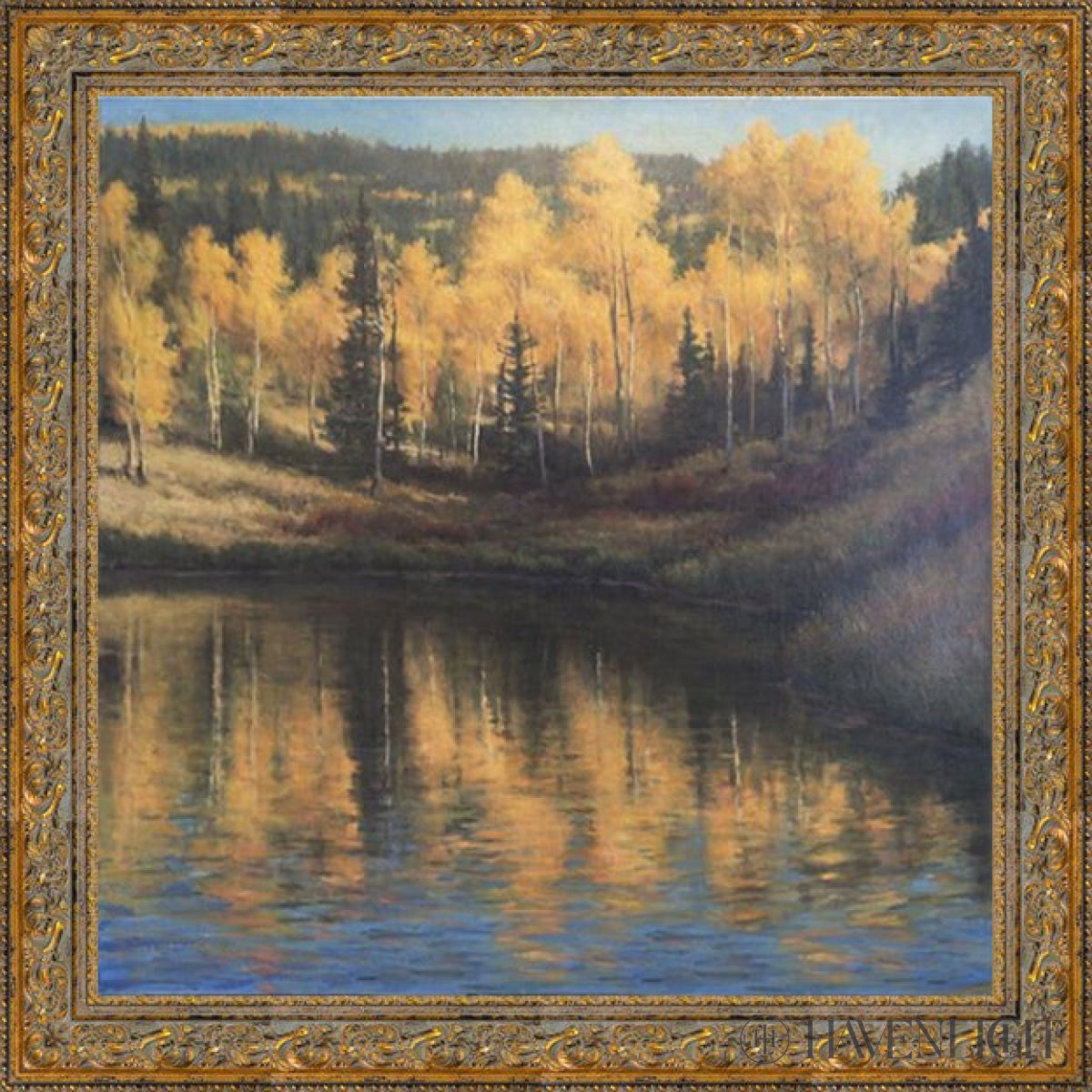 Reflections 48 X Original Oil Painting Artwork On Canvas