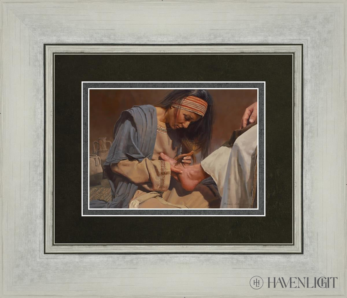 Serving The Master Open Edition Print / 7 X 5 Silver 14 1/4 12 Art