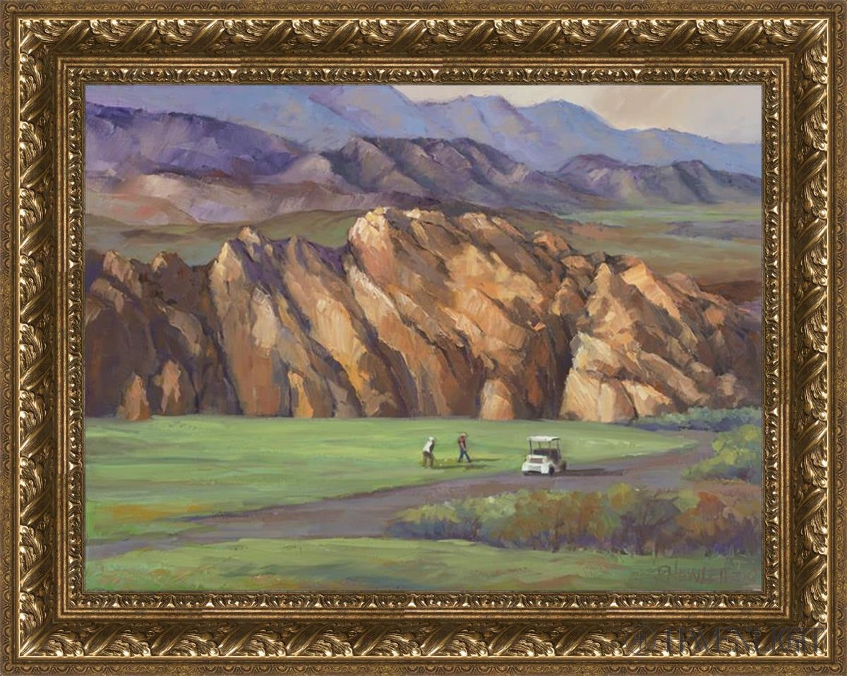 Sky Mountain Golf Course Open Edition Print / 24 X 18 Gold 29 3/4 23 Art