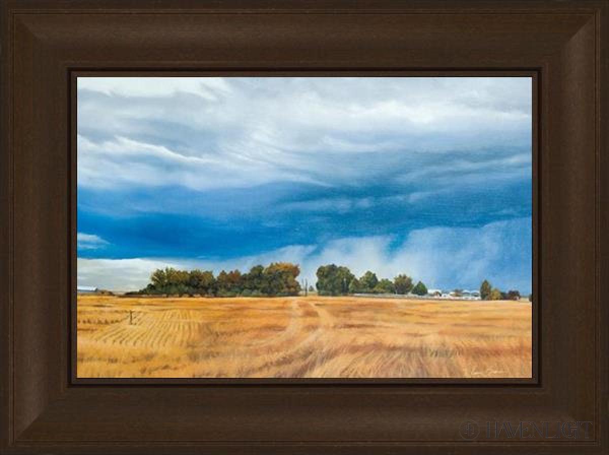 Stormy Skies Open Edition Canvas / 18 X 12 Frame C 17 3/4 23 Art