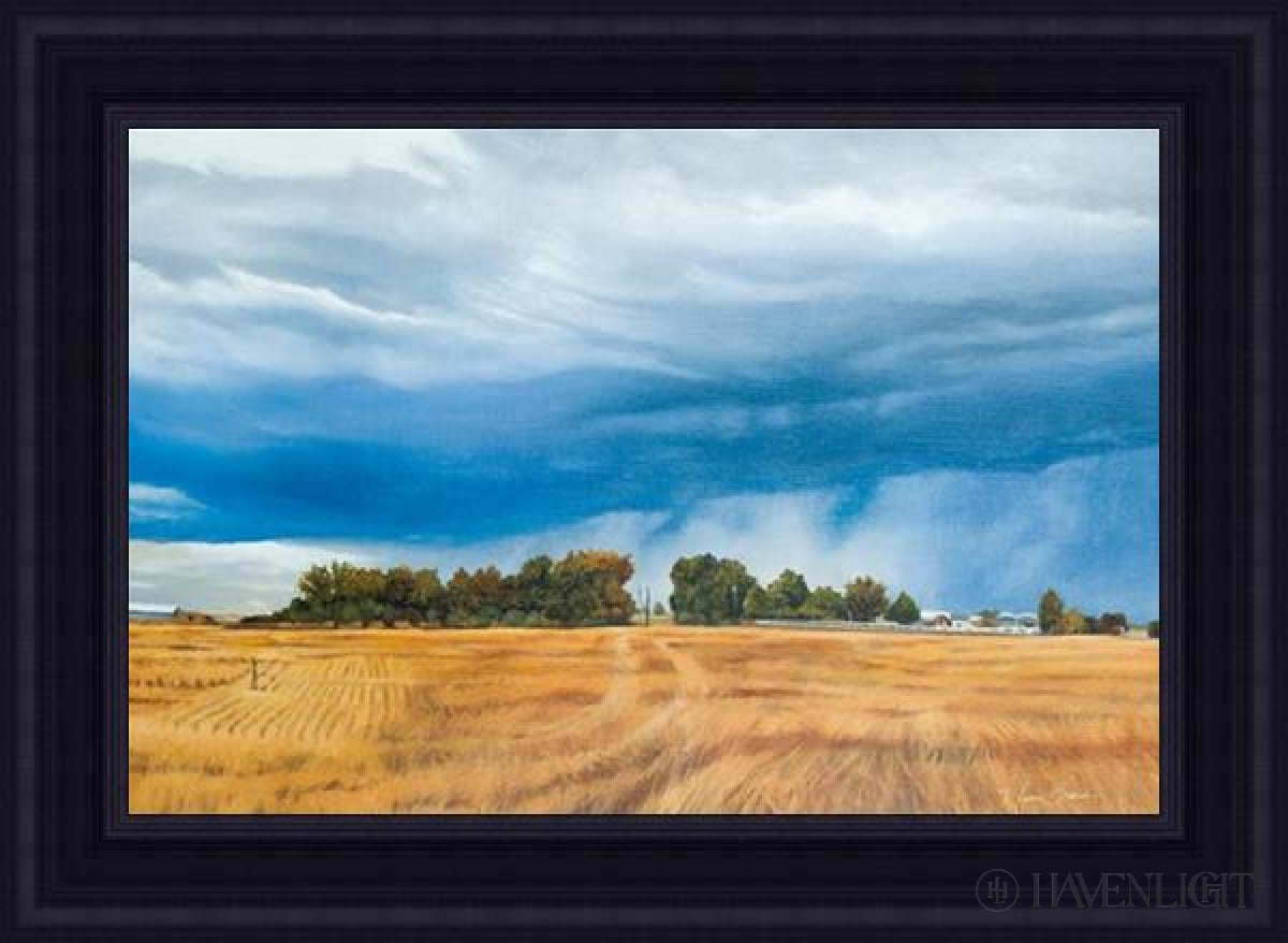 Stormy Skies Open Edition Canvas / 36 X 24 Frame A 32 3/4 44 Art