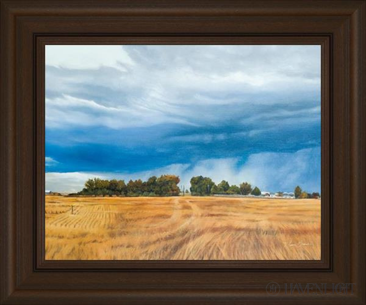 Stormy Skies Open Edition Print / 14 X 11 Frame S 15 1/4 18 Art