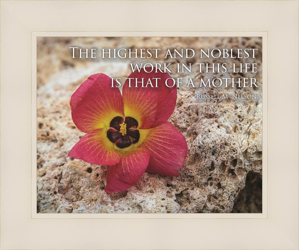 That Of A Mother Motivisional Poster Open Edition Print / 14 X 11 White 18 1/4 15 Art