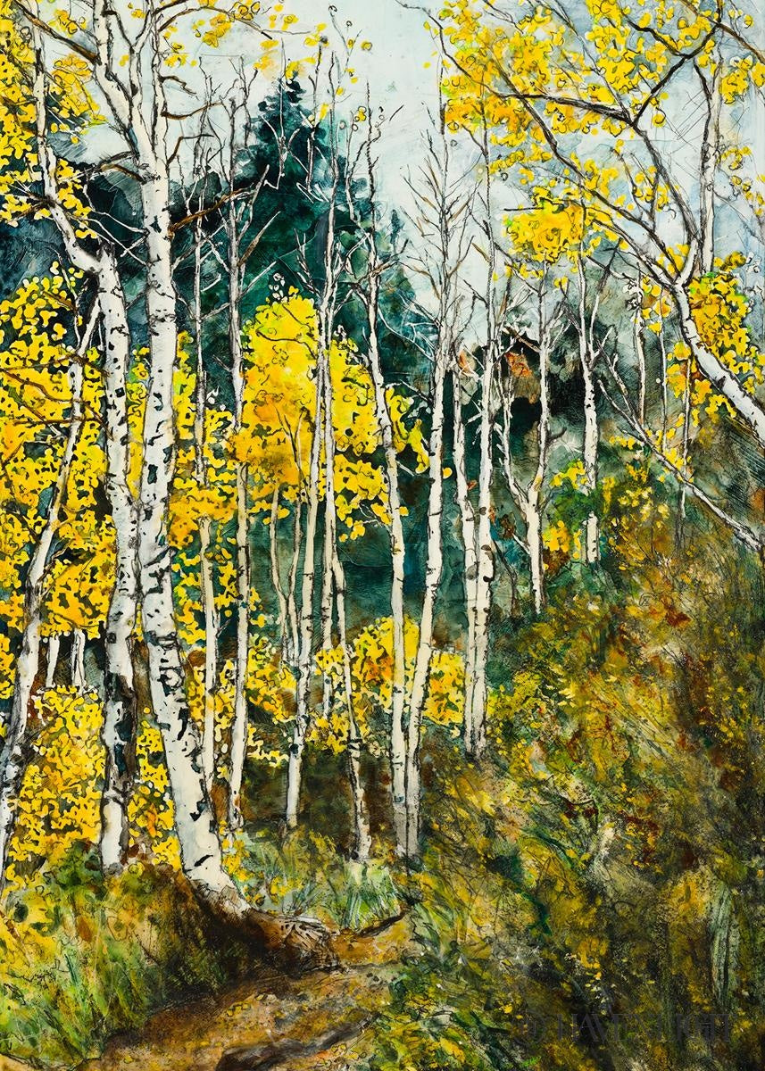 The Golden Wood Open Edition Print / 7 X 5 Only Art