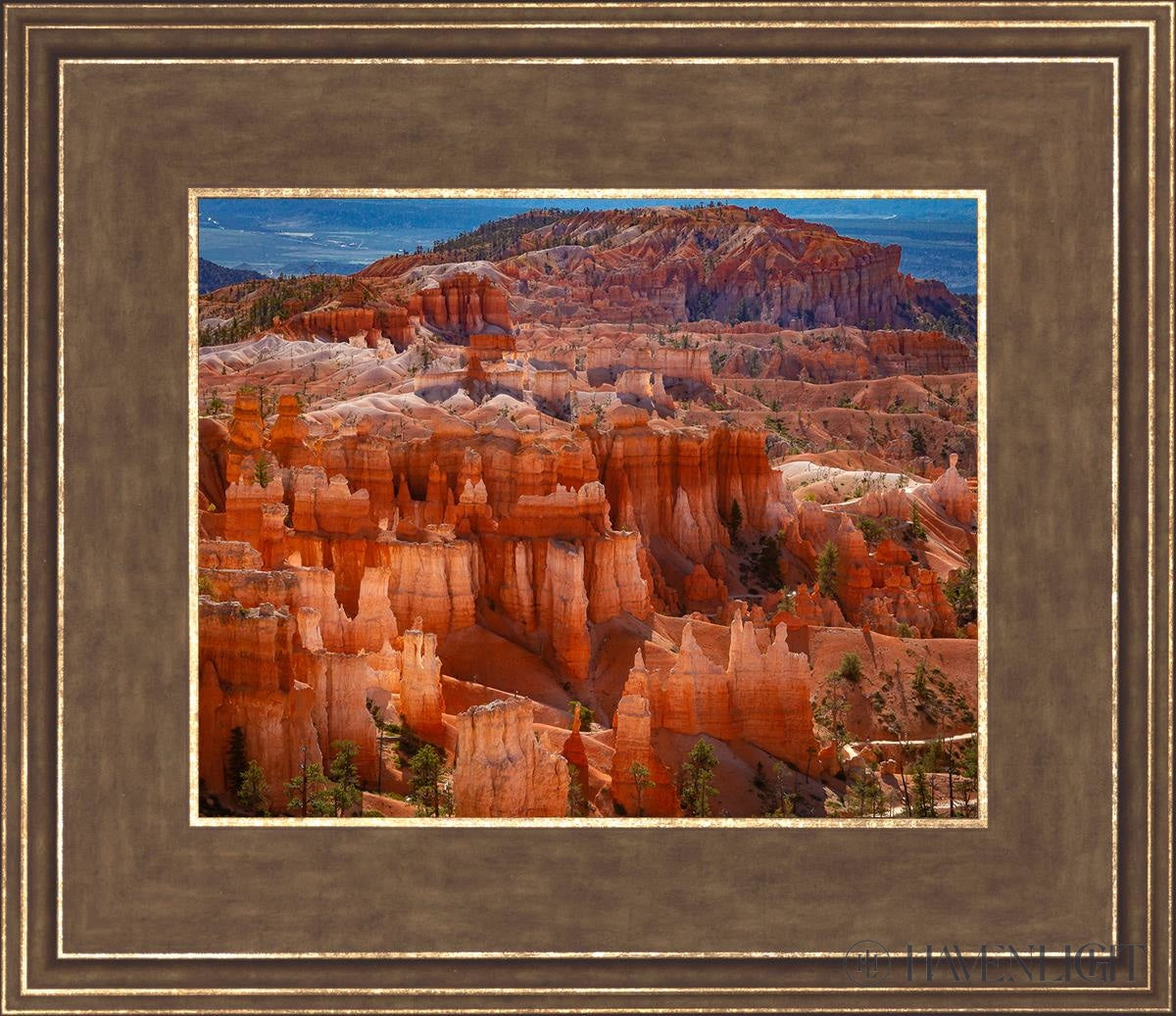 The Hoodoos Of Bryce Canyon National Park Utah Open Edition Print / 10 X 8 Gold 14 3/4 12 Art