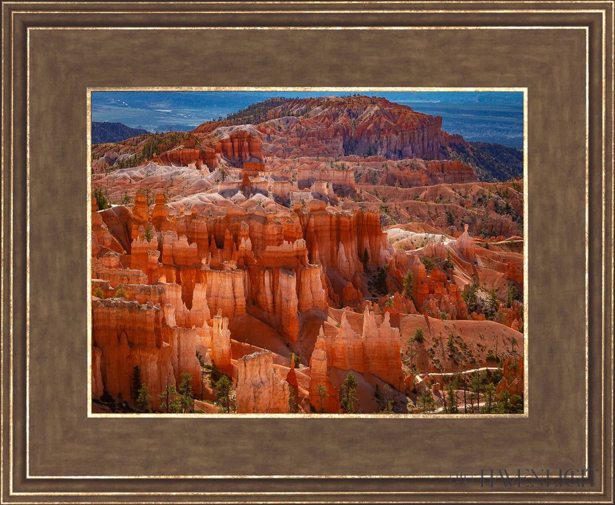 The Hoodoos Of Bryce Canyon National Park Utah Open Edition Print / 9 X 12 Gold 16 3/4 13 Art