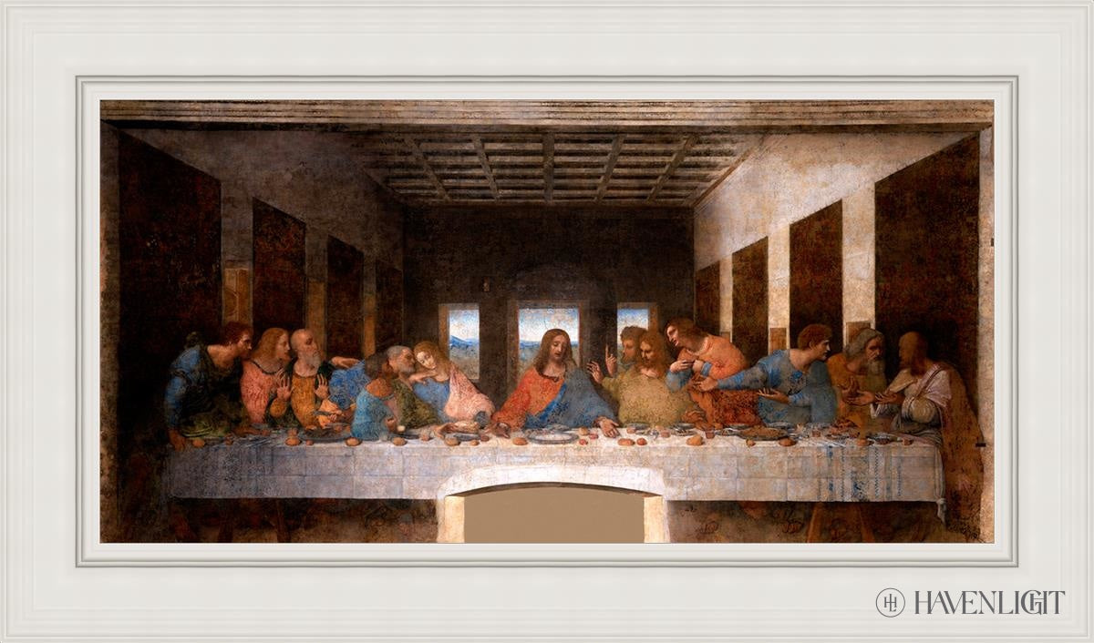 The Last Supper Open Edition Canvas / 36 X 18 White 43 3/4 25 Art