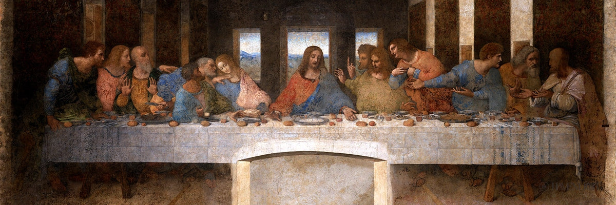 The Last Supper Open Edition Print / 36 X 12 Only Art