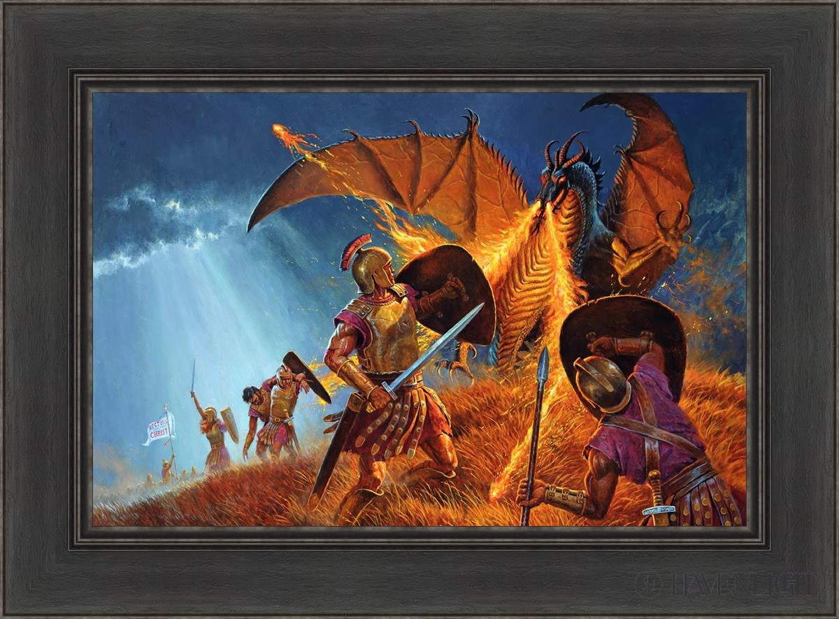 The Shield Of Faith Open Edition Canvas / 24 X 16 Black 30 1/2 22 Art