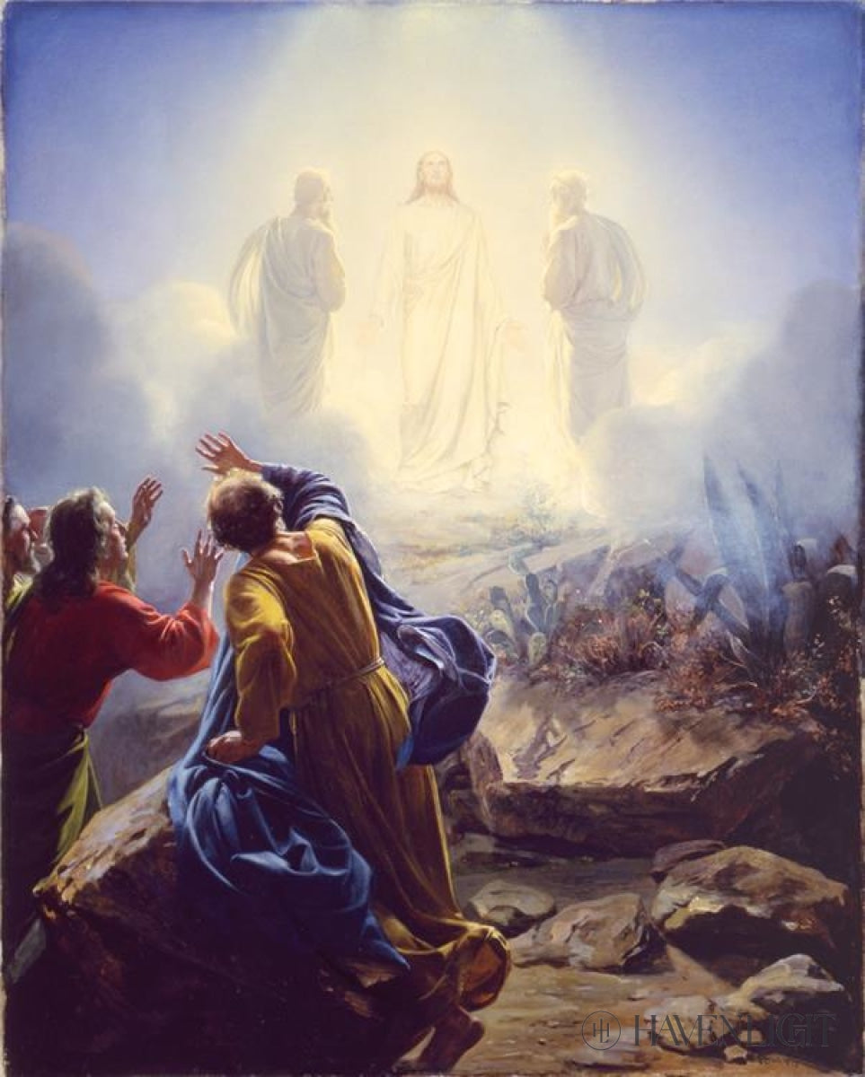 The Transfiguration Of Christ Open Edition Canvas / 16 1/2 X 21 Rolled In Tube Art