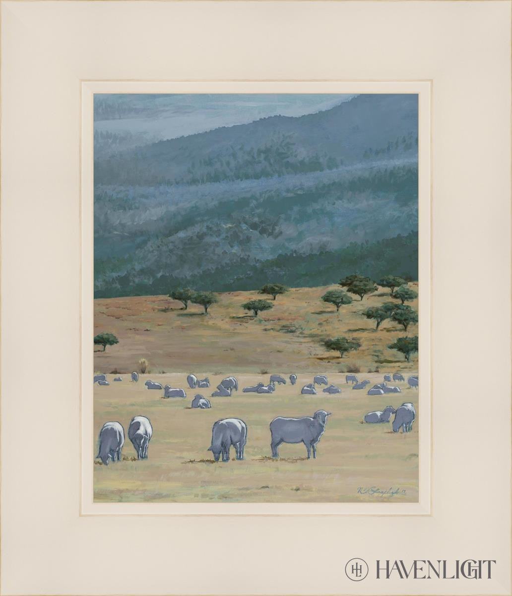 They Hear His Voice Open Edition Print / 8 X 10 White 12 1/4 14 Art