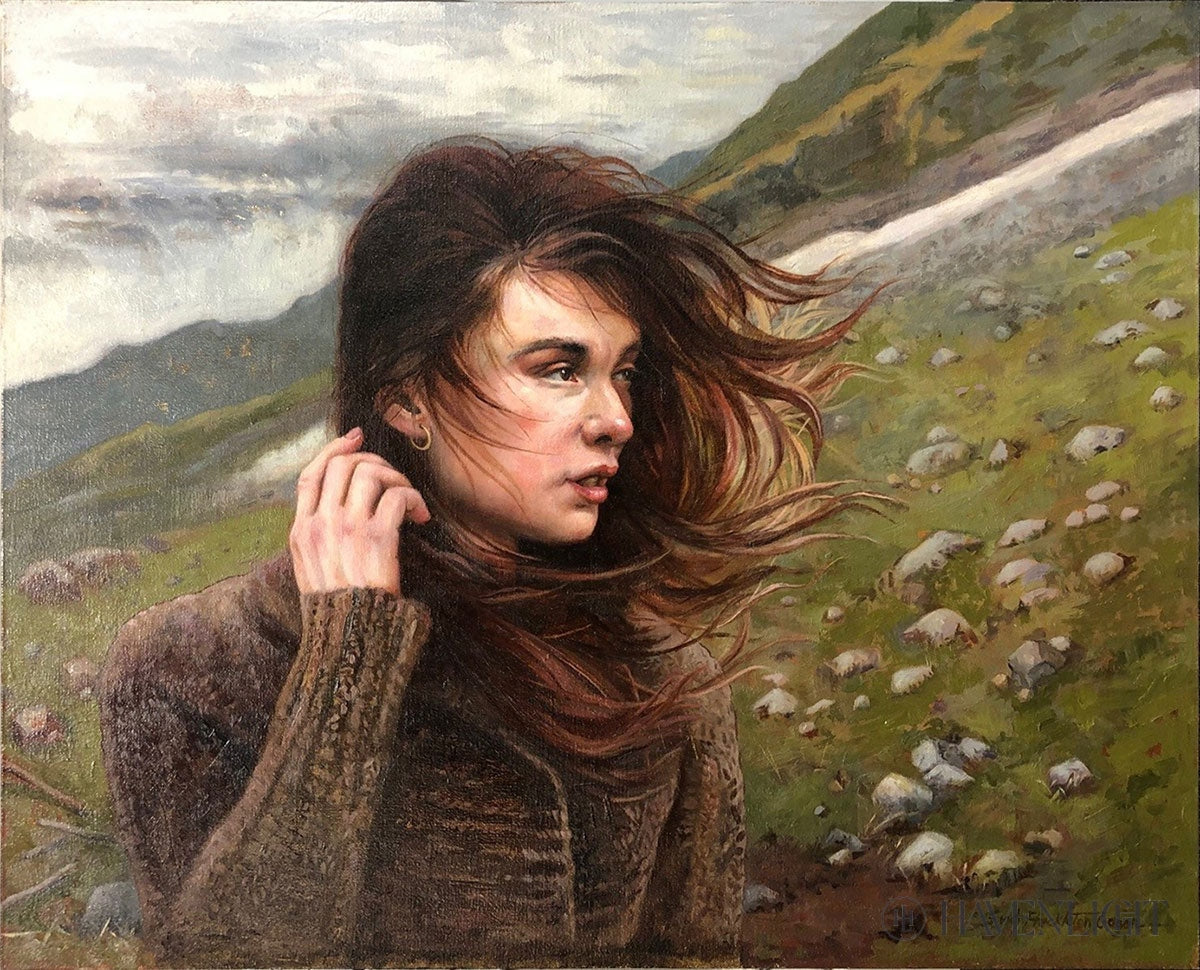 When God Doesnt Move The Mountain Original Artwork Oil On Canvas Panel