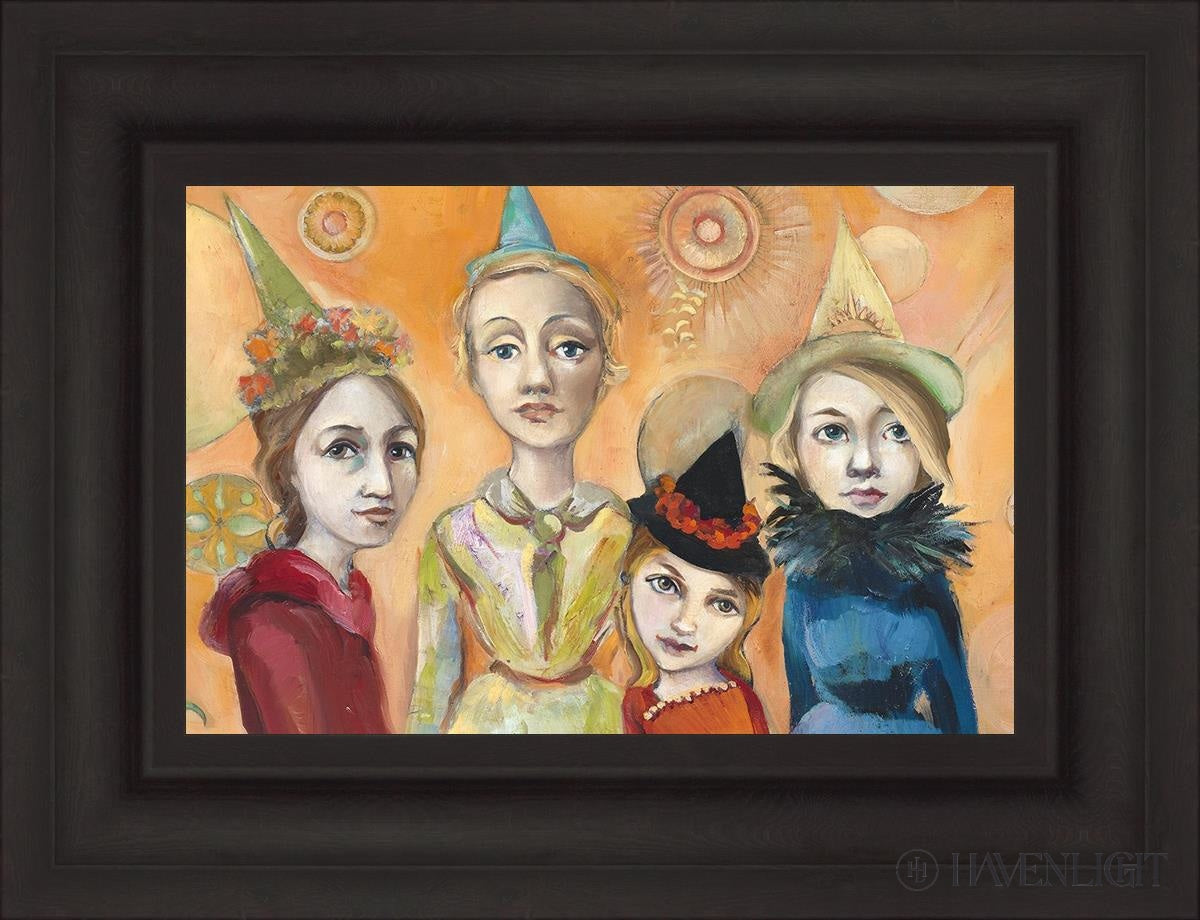 Witches Night Out Open Edition Canvas / 18 X 12 Brown 25 3/4 19 Art