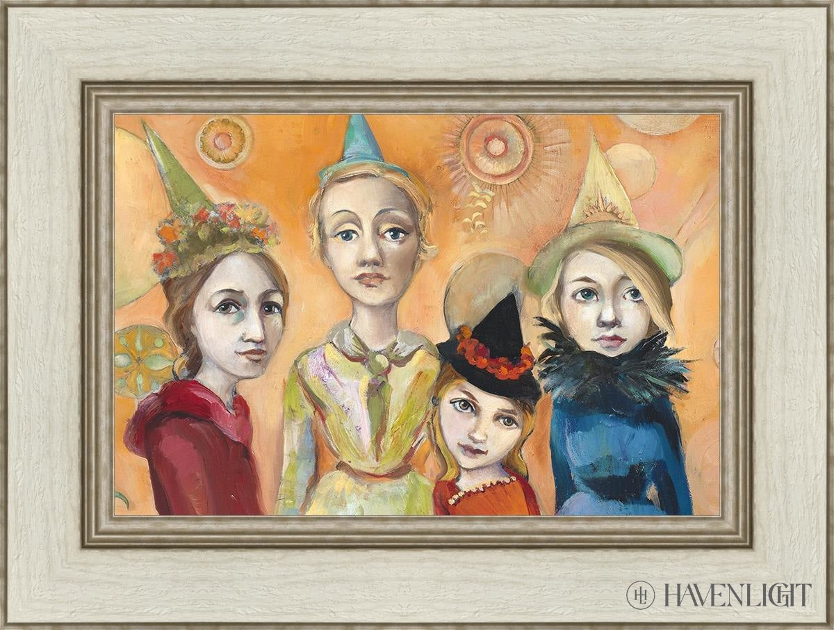 Witches Night Out Open Edition Canvas / 18 X 12 Ivory 24 1/2 Art