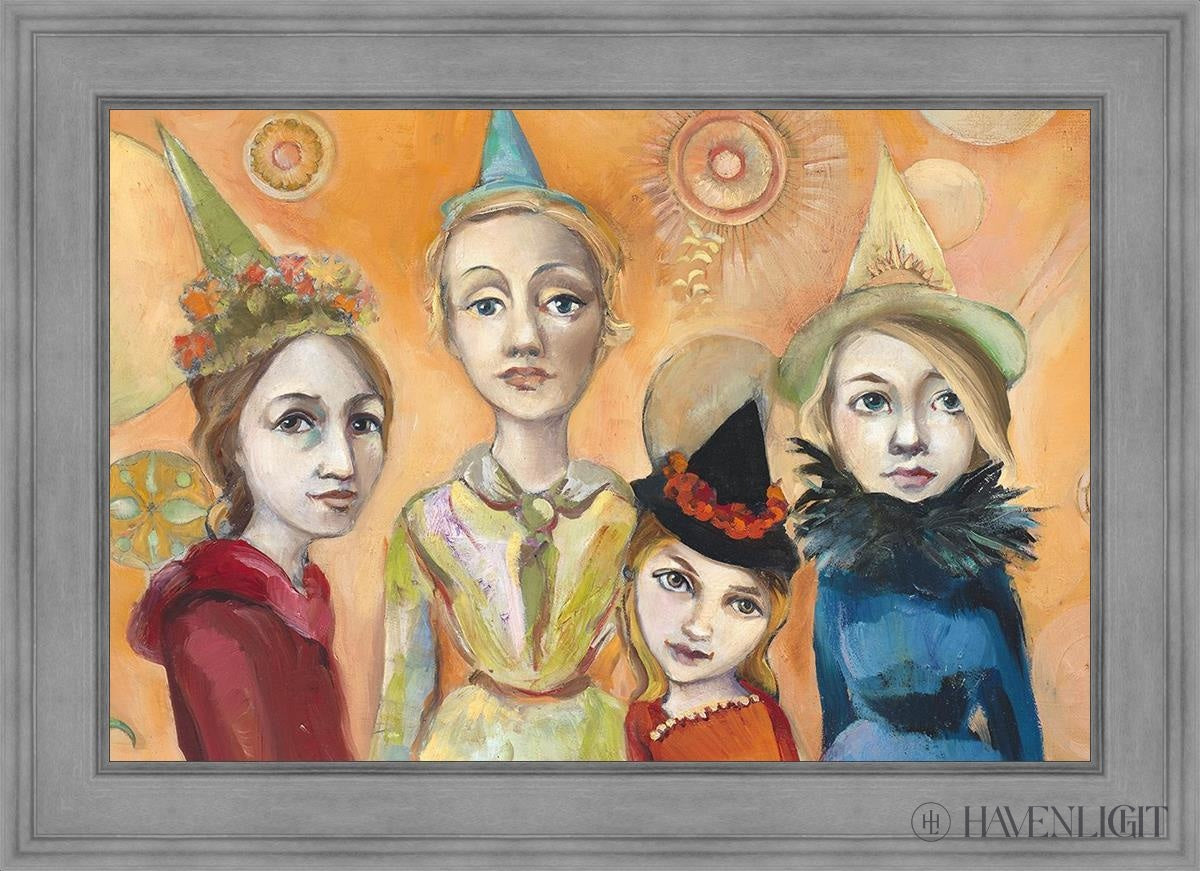 Witches Night Out Open Edition Canvas / 36 X 24 Gray 43 3/4 31 Art