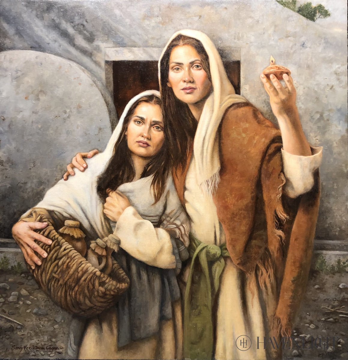 Witness of His Resurrection 28" x 27" Original Painting