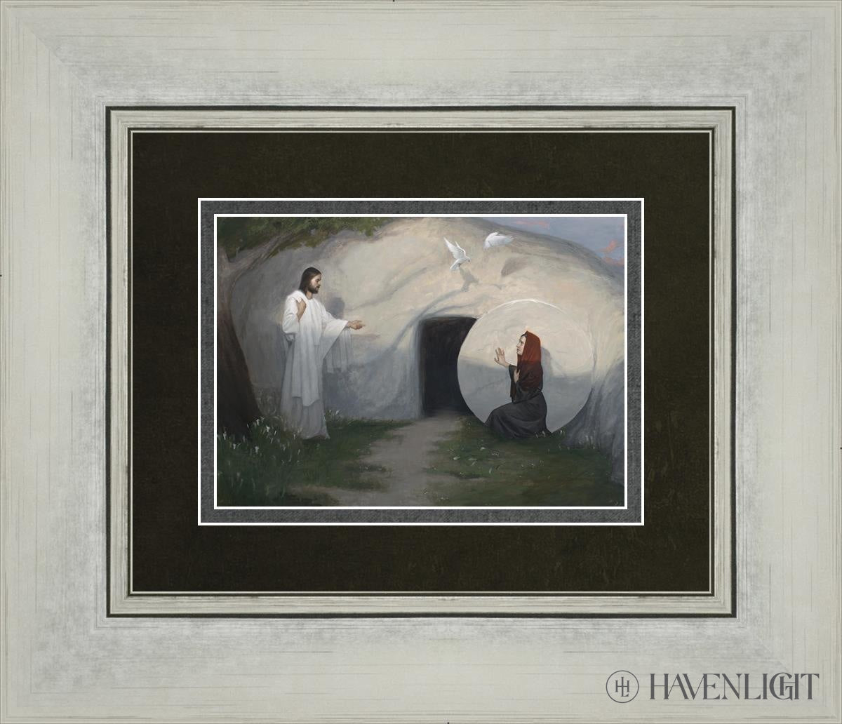 Woman Why Weepest Thou Open Edition Print / 7 X 5 Silver 14 1/4 12 Art