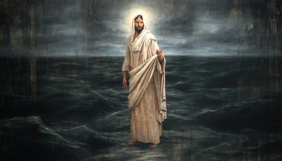 Jesus Walking On Water Paintings