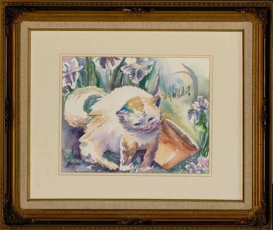 Mischief in The Garden Original Artwork