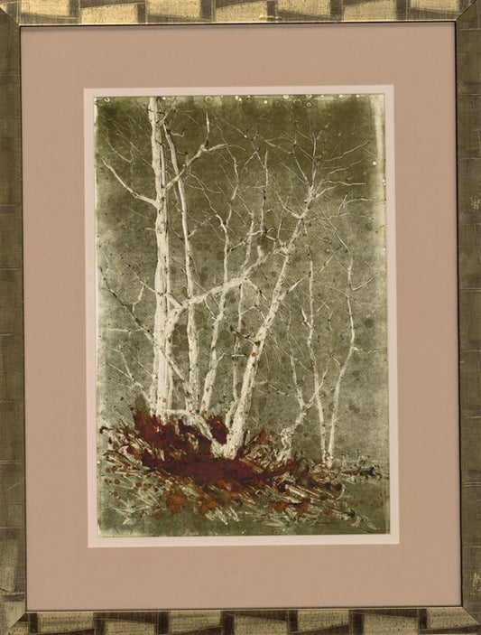 Birch Trees Original Artwork