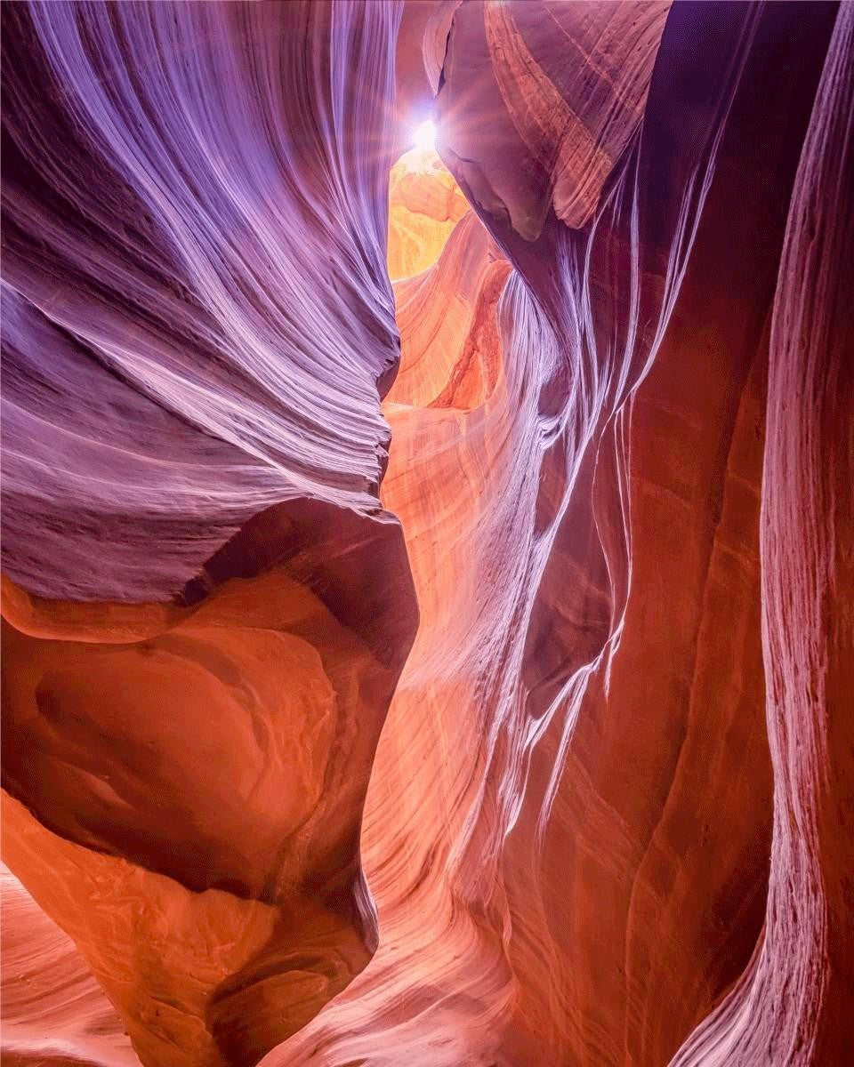 Antelope Canyon Sunburst